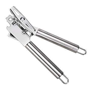 Stainless Steel Can Opener with Pliers Grip